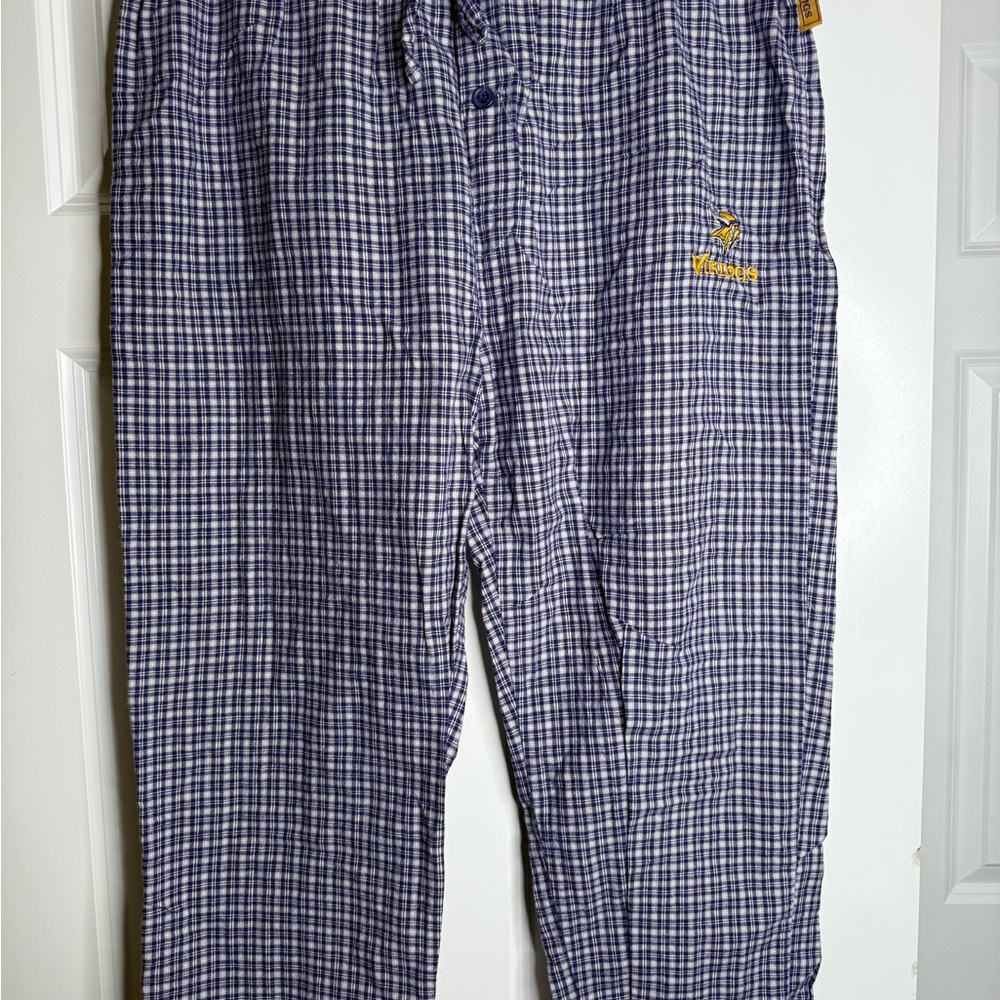 Minnesota Vikings pajama pants with Elastic Waistband and Relaxed Fit